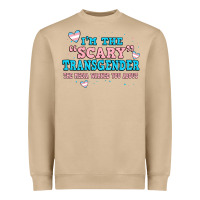 Mushroom im scary transgender the media warned you about Heavyweight Sweatshirt - JahusDesignShop