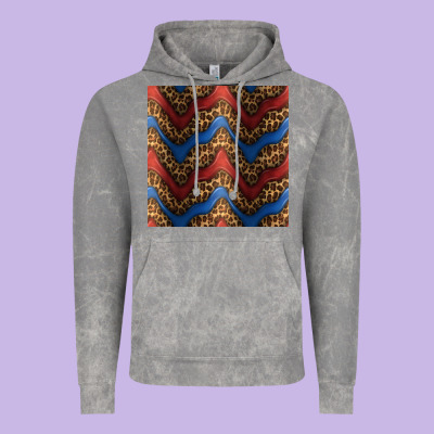 Leopard 4th Of July Seamless Pattern Vintage Hoodie Designed By Bundleandbundleshop