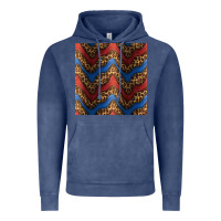 Vintage Denim leopard 4th of july seamless pattern Vintage Hoodie - BundleAndBundleShop