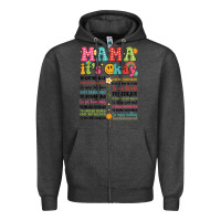 Charcoal Heather mama its okay Zipper Hoodie - JahusDesignShop