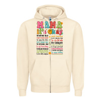 Sandshell mama its okay Zipper Hoodie - JahusDesignShop