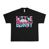 Black Little Bunny Easter Urban Heavy Tee - BundleAndBundleShop