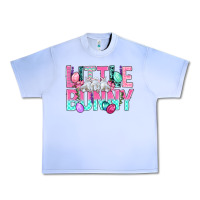 Grape Ice Little Bunny Easter Urban Heavy Tee - BundleAndBundleShop