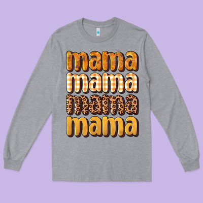 Mama Fall Long Sleeve Tee Designed By Bundleandbundleshop