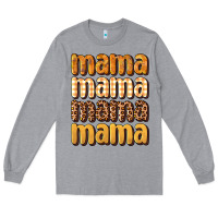 Heather Grey mama fall Long Sleeve Tee - BundleAndBundleShop