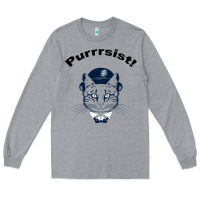 Heather Grey Purrrsist Long Sleeve Tee - Bettercallsaul