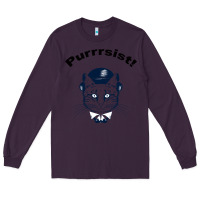 Plum Purrrsist Long Sleeve Tee - Bettercallsaul