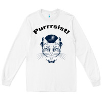 White Purrrsist Long Sleeve Tee - Bettercallsaul