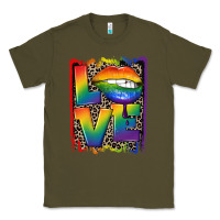 Army Green Love pride Classic Tee - CowGirlArtShop