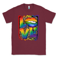Burgundy Love pride Classic Tee - CowGirlArtShop