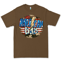 Cacao All american dad 4th of july Premium Tee - CowGirlArtShop