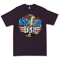 Plum All american dad 4th of july Premium Tee - CowGirlArtShop