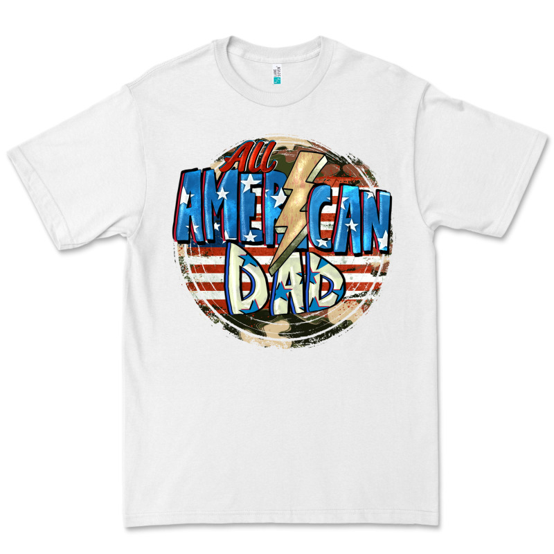 All American Dad 4th Of July Premium Tee by CowGirlArtShop | Teevron
