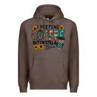 Coffee i pretend coffee Premium Hoodie - RacoonDesign