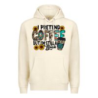 Sandshell i pretend coffee Premium Hoodie - RacoonDesign