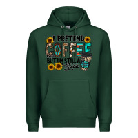 Sports Green i pretend coffee Premium Hoodie - RacoonDesign