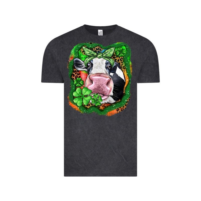 St. Patrick's Day Cow Vintage Tee by FaDigitalArtStudio | Teevron