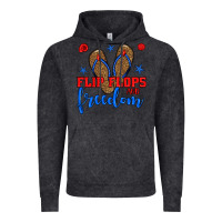 Vintage Black flip flops and freedom Vintage Hoodie - BundleAndBundleShop