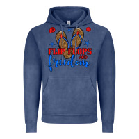 Vintage Denim flip flops and freedom Vintage Hoodie - BundleAndBundleShop
