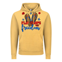 Vintage Mustard flip flops and freedom Vintage Hoodie - BundleAndBundleShop
