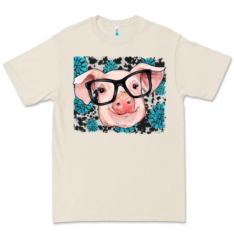 Gemstone And Cowhide Pig Premium Tee by RanaPortraitStore | Teevron