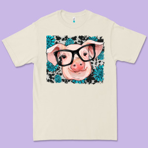 Gemstone And Cowhide Pig Premium Tee Designed By Ranaportraitstore