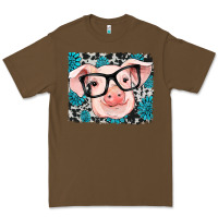 Cacao gemstone and cowhide pig Premium Tee - RanaPortraitStore
