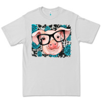 Dove Grey gemstone and cowhide pig Premium Tee - RanaPortraitStore
