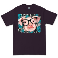 Plum gemstone and cowhide pig Premium Tee - RanaPortraitStore