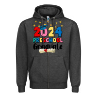 Charcoal Heather 2024 preschool graduate Zipper Hoodie - JahusDesignShop