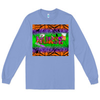 Colony Blue halloween nurse tumbler Long Sleeve Tee - BundleAndBundleShop