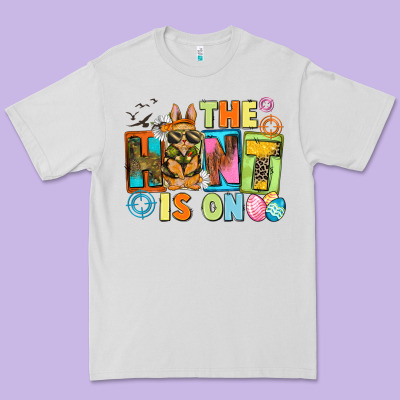 The Hunt Is On Easter Day Premium Tee Designed By Cowgirlartshop