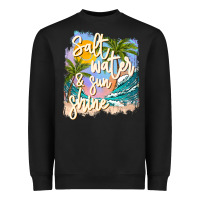 Black salt water sunshine Heavyweight Sweatshirt - JahusDesignShop