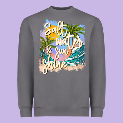 Salt Water Sunshine Heavyweight Sweatshirt Designed By Jahusdesignshop