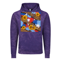 Cloud Purple western 4th of july seamless pattern Vintage Hoodie - BundleAndBundleShop