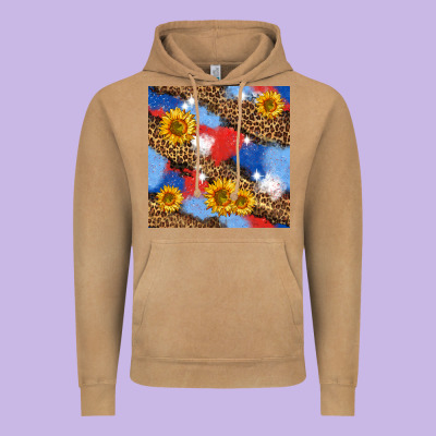 Western 4th Of July Seamless Pattern Vintage Hoodie Designed By Bundleandbundleshop