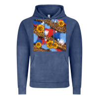 Vintage Denim western 4th of july seamless pattern Vintage Hoodie - BundleAndBundleShop