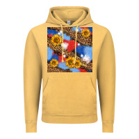 Vintage Mustard western 4th of july seamless pattern Vintage Hoodie - BundleAndBundleShop