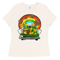 Bone St. Patrick's Day truck Ladies Tee - OliviaCreatesArt