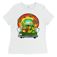 St. Patrick's Day Truck Ladies Tee | Teevron