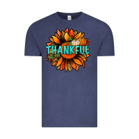 Vintage Denim thankful with sunflower bbs Vintage Tee - BundleAndBundleShop