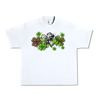 White western cowhide leopard glitter shamrocks Urban Heavy Tee - Jasminsmagicworld