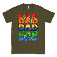 Army Green Dad dad dad pride Classic Tee - CowGirlArtShop