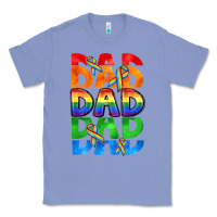 Colony Blue Dad dad dad pride Classic Tee - CowGirlArtShop