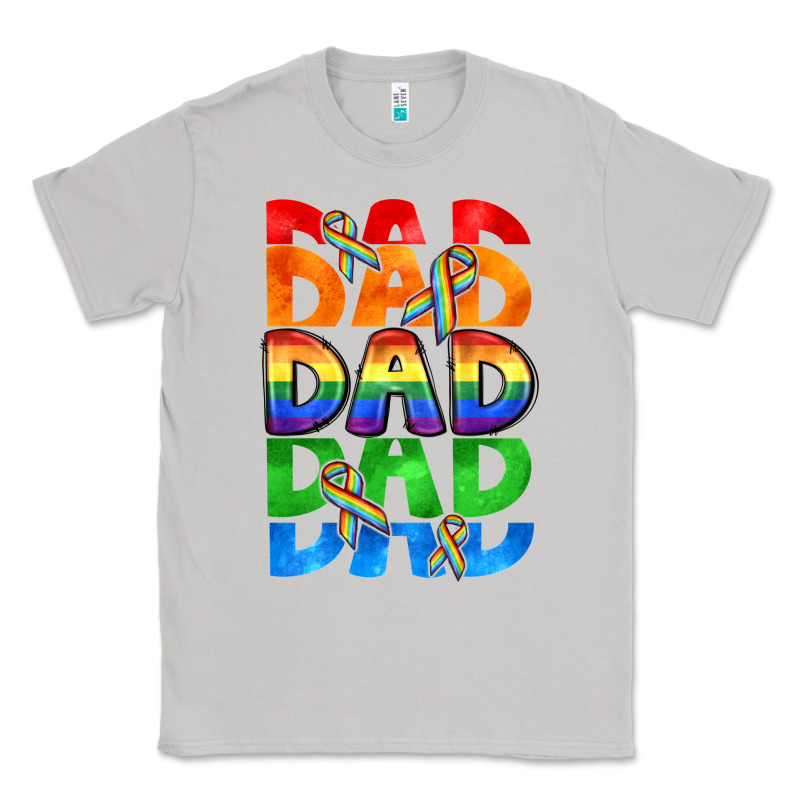 Dad Dad Dad Pride Classic Tee by CowGirlArtShop | Teevron