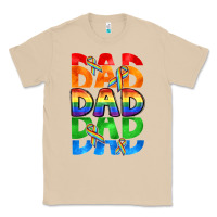 Mushroom Dad dad dad pride Classic Tee - CowGirlArtShop
