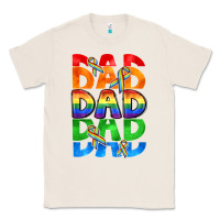 Natural Dad dad dad pride Classic Tee - CowGirlArtShop