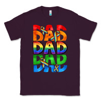 Plum Dad dad dad pride Classic Tee - CowGirlArtShop