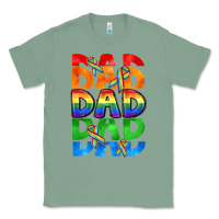 Sage Dad dad dad pride Classic Tee - CowGirlArtShop