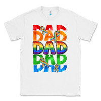 White Dad dad dad pride Classic Tee - CowGirlArtShop